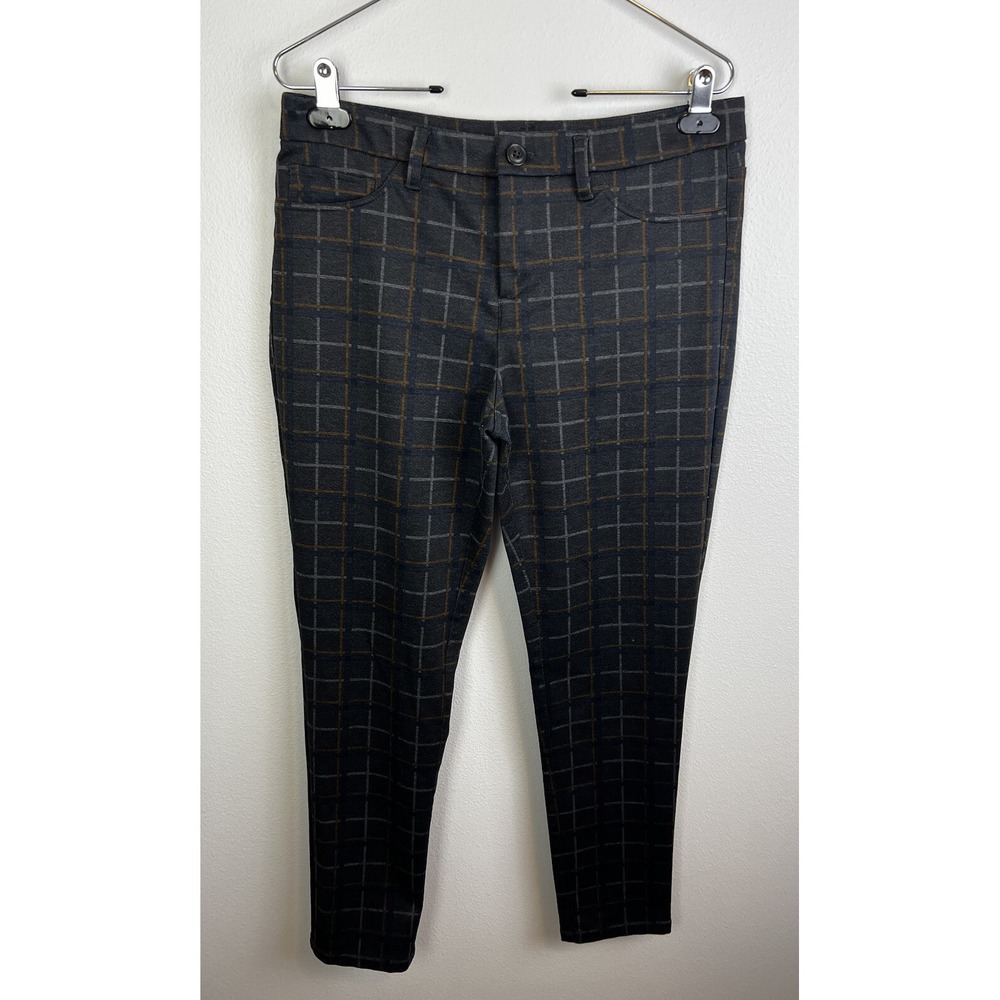 41 Hawthorn Mid rise Skinny Plaid Dress Pants sz 10